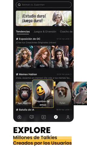 Talkie: IA Personalizada screenshot