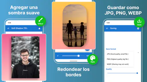 Tamaño de foto - Squaredroid screenshot
