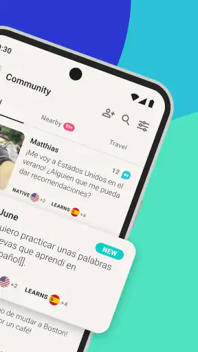 Tandem: Intercambio de idiomas screenshot