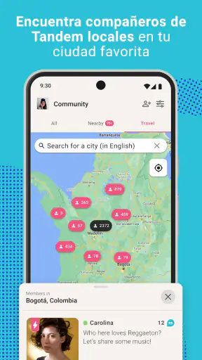 Tandem: Intercambio de idiomas screenshot