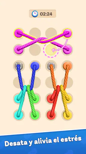 Tangle Rope 3D: Desatar nudos screenshot