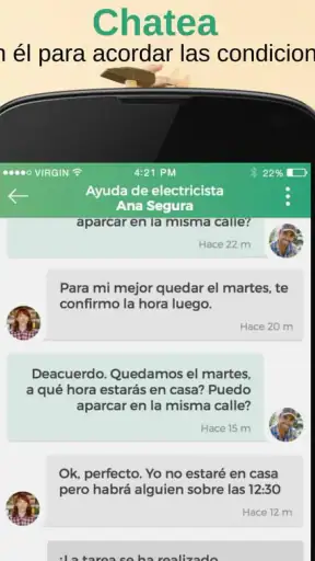 Taskia, servicios a domicilio screenshot