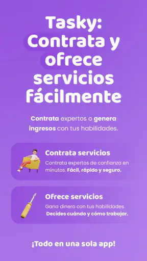 Tasky - Servicios en un clic screenshot
