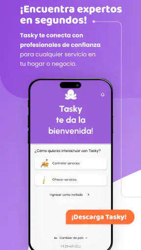 Tasky - Servicios en un clic screenshot