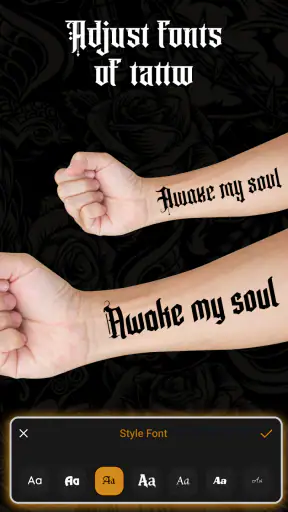 Tattoo Maker, Diseñar Tatuajes screenshot