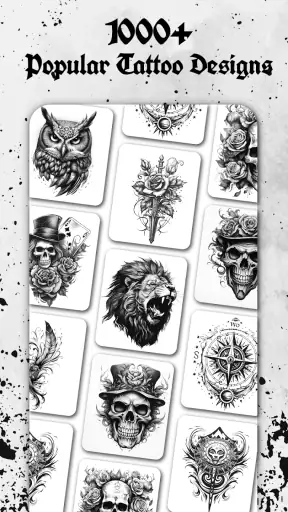 Tatuaje libro para colorear screenshot