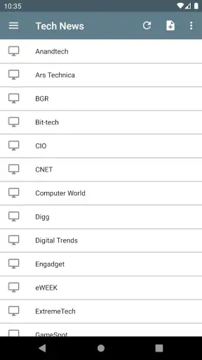 Tech News screenshot