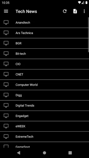Tech News screenshot