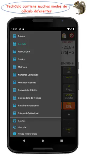 TechCalc+ Calculadora screenshot