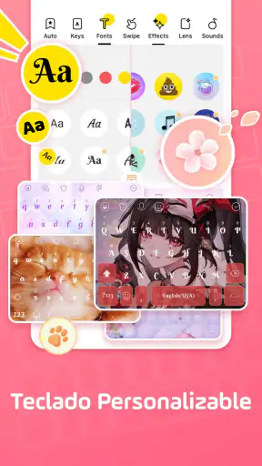 Teclado Emoji Facemoji & Fonts screenshot