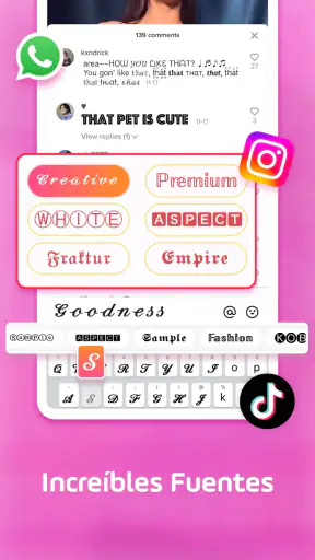 Teclado Emoji Facemoji & Fonts screenshot
