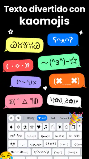 Teclado fonts: Letras y fuente screenshot