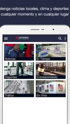 Telemundo Atlanta screenshot