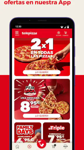 Telepizza Comida a Domicilio screenshot