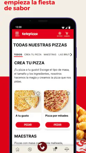 Telepizza Comida a Domicilio screenshot