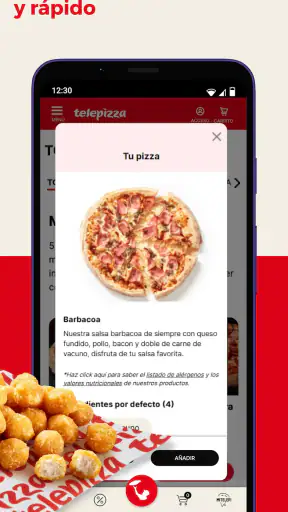 Telepizza Comida a Domicilio screenshot