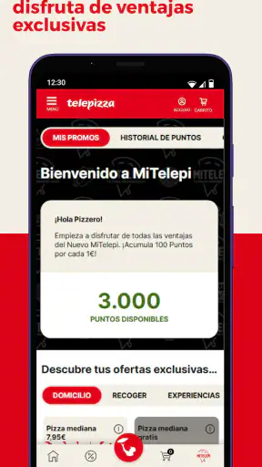 Telepizza Comida a Domicilio screenshot