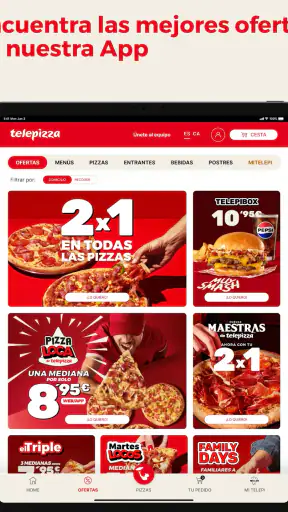 Telepizza Comida a Domicilio screenshot