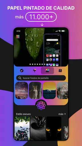 Temas screenshot