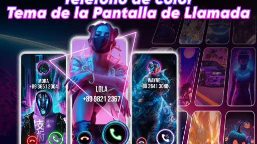 Temas Color Llamada Telefónica screenshot