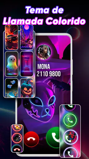 Temas Color Llamada Telefónica screenshot