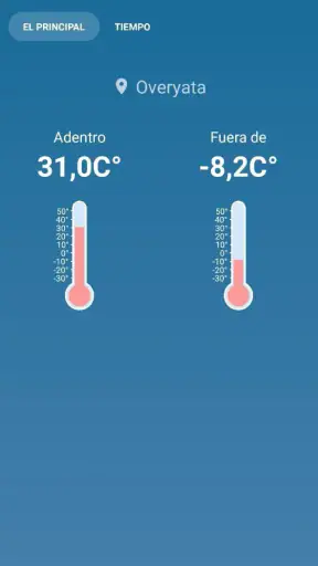 Temperatura actual screenshot