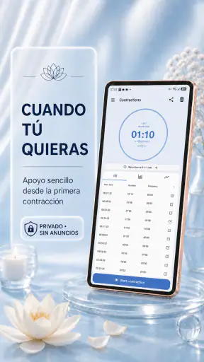 Temporizador de contracción screenshot