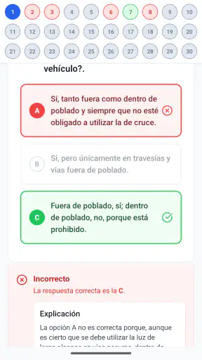 Test DGT 2026 Autoescuela screenshot