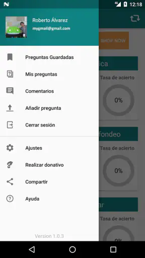 Test Patrón de Recreo - PER screenshot