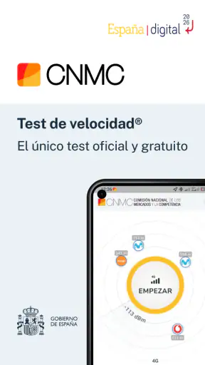 Test Velocidad de la CNMC screenshot
