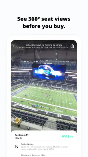 TickPick: Boletos para Eventos screenshot