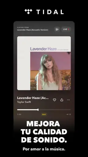 TIDAL Music: sonido HiFi screenshot