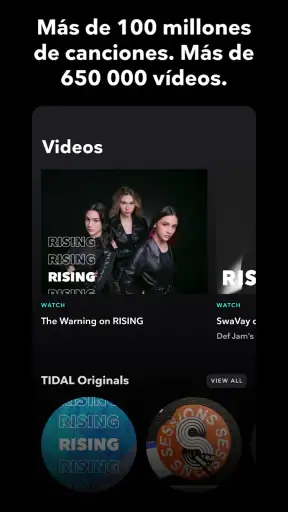 TIDAL Music: sonido HiFi screenshot