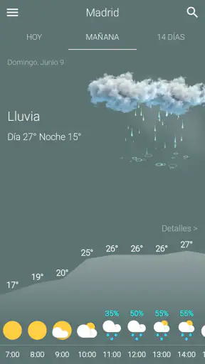 Tiempo España screenshot