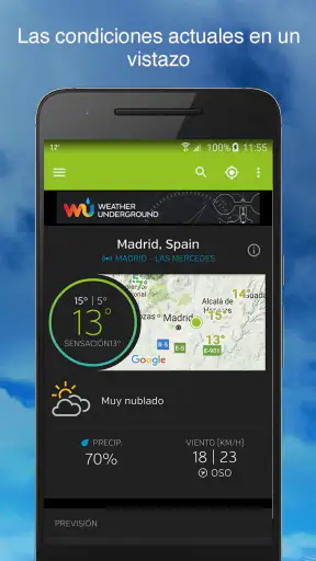 Tiempo- Weather Underground screenshot