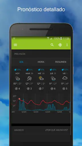 Tiempo- Weather Underground screenshot