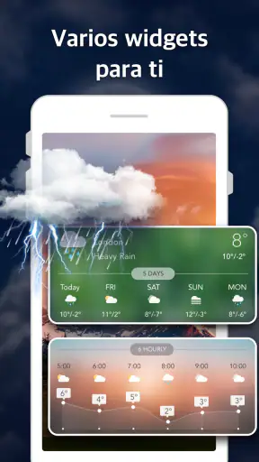Tiempo y radar y widgets screenshot