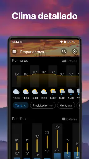 Tiempo y widget - Weawow screenshot