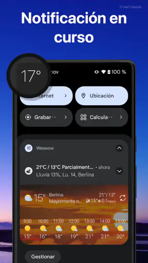 Tiempo y widget - Weawow screenshot