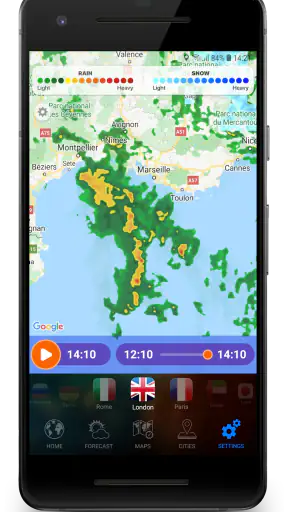 TIERRA 3D - previsión meteo screenshot