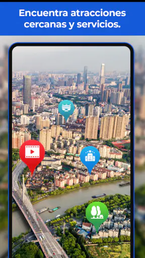 Tierra Mapa Vivir Navegación screenshot
