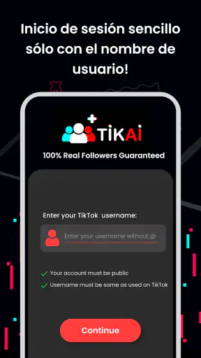 TikAi - seguidores y me gusta screenshot