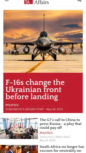 Tomorrow's Affairs screenshot