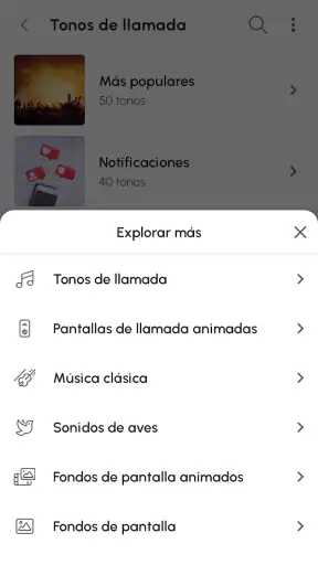 Tonos de llamada para Android™ screenshot