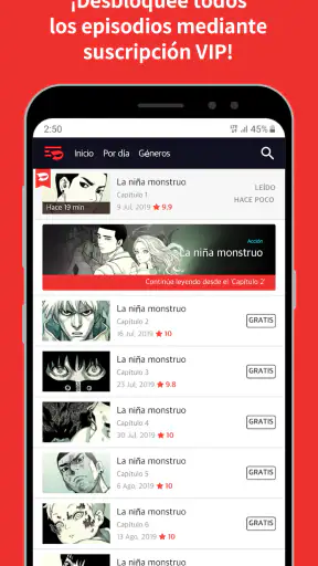Toomics - Lee Cómics Premium screenshot