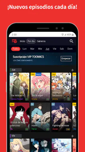 Toomics - Lee Cómics Premium screenshot