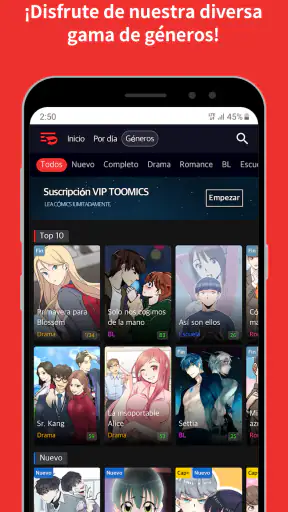 Toomics - Lee Cómics Premium screenshot