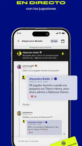 TR - Chatea con Fútbolistas screenshot
