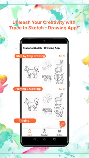 Trace to Sketch - Drawing App screenshot
