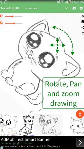 Tracer!  Lightbox tracing app screenshot